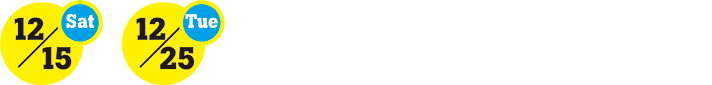 12.15[sat]-12.25[tue]クリスマス大抽選会！！