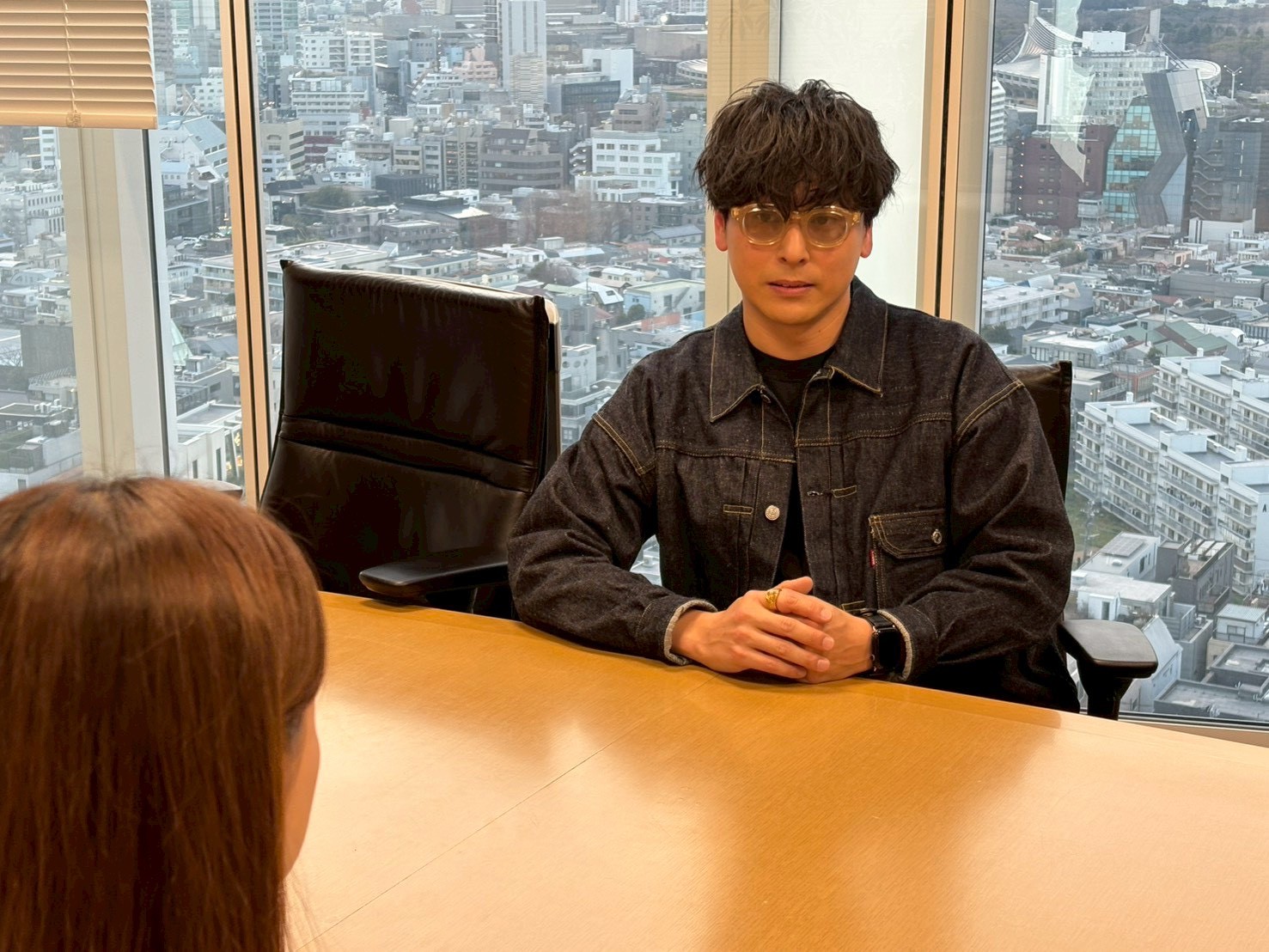 インタビューの様子 5
